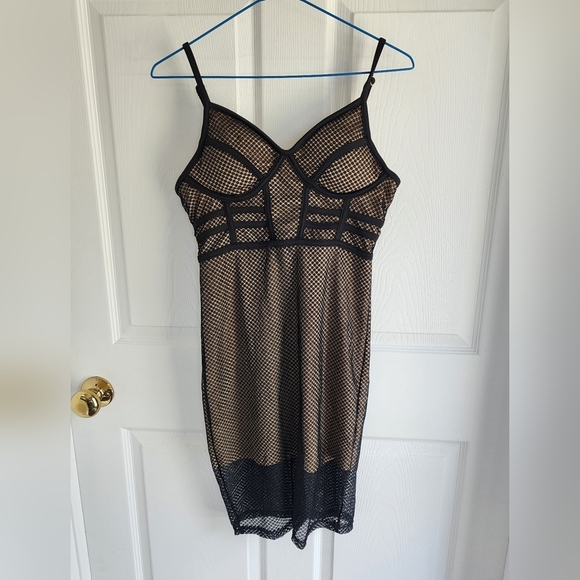 Revamped Bodycon Whimsigoth Sexy Lace Dress Medium - Picture 1 of 9